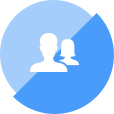 Global scale user access icon